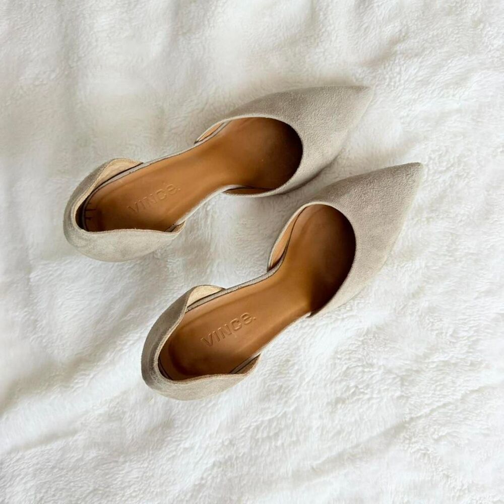 Vince Vince grey suede pumps 6.5 - Picture 3 of 8